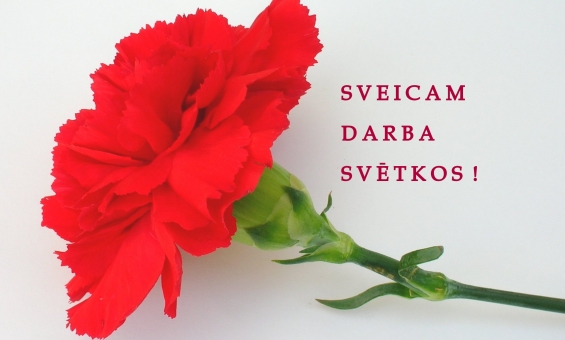 Sveicam darba svētkos